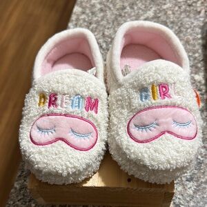 Dream Girl Kids Slippers - White and Pink